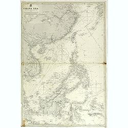 China sea compiled from the latest government surveys 1886.