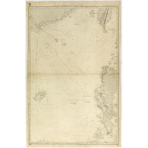 Old map image download for China Sea Northen portion - Eastern sheetCompiled from the latest Surveys 1881