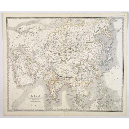 Old map image download for Asia.