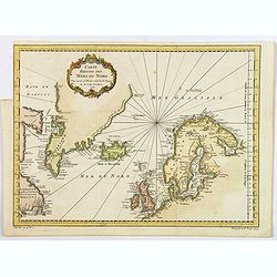 Carte Reduite des Mers du Nord.