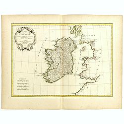 Carte d'Irlande Projettée et assujettie aux Observations Astronomiques. . .