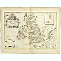 Les Isles Britanniques comprenant les Royaumes d'Angleterre, d'Ecosse et d'Irlande . . .