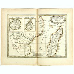 Carte de la Cote Orientale d'Afrique avec l'Ile de Madagascar et les Cartes particulières des Iles de France et de Bourbon . . .