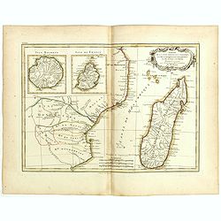 Carte de la Cote Orientale d'Afrique avec l'Ile de Madagascar et les Cartes particulières des Iles de France et de Bourbon . . .