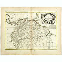 Carte de la Terre Ferme de la Guyane et du Pays des Amazones . . .