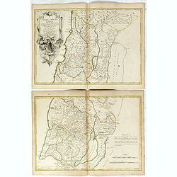 [Two maps] Terrae Sanctae Tabula. . .