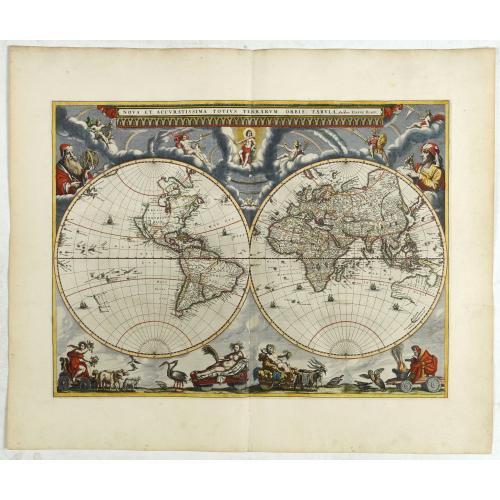 Old map image download for Nova et Accuratissima Totius Terrarum Orbis Tabula.