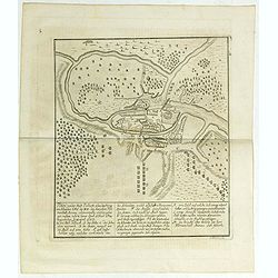 Plan von der Stadt Pullusk alwo der Konig von Sweden Carl XII den Saxischen Feldmarschall Steinau. . .
