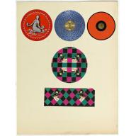 Five Art déco labels.