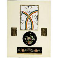 Five Art déco labels.