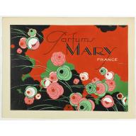 Art déco label for Parfum Mary France.