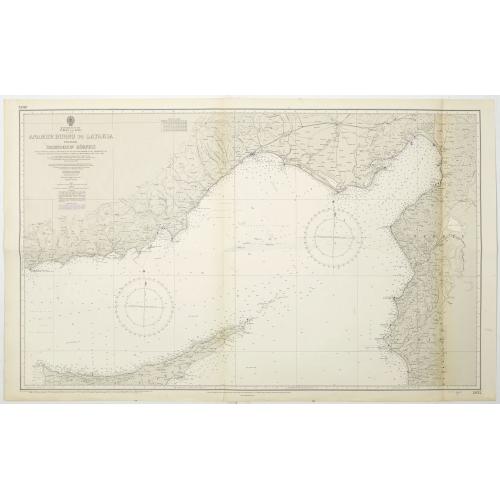 Old map image download for Anamu Buru to Latakia including Iskenderun Körfezi.