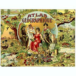 Atlas Geographique. (Cover of a Puzzle).