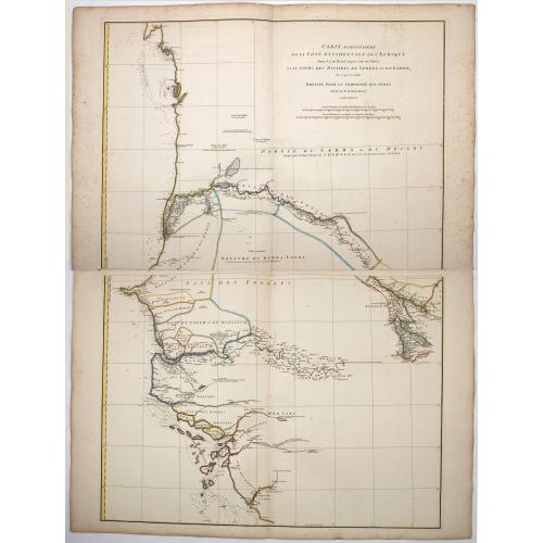 Old map image download for [2 sheets] Carte particuliere de la Cote Occidentale de l'Afrique...