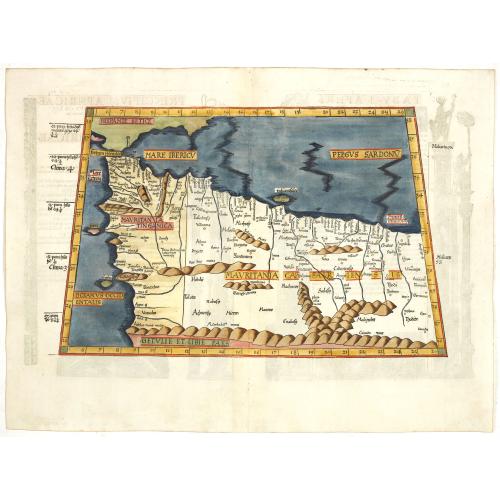 Old map image download for Tabula I Aphricae.