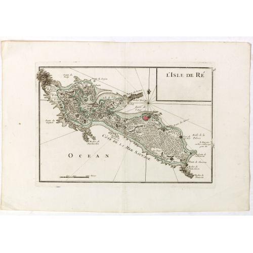 Old map image download for L'Isle de Ré.