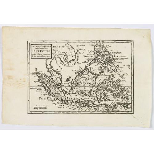 Old map image download for The Philippine Islands and others of the East Indies. . .