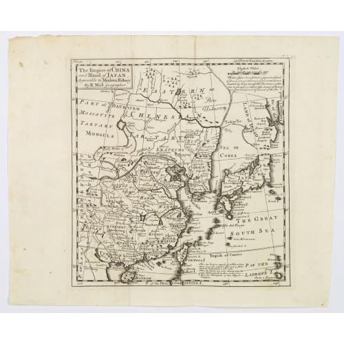 Old map image download for The Empire of China and Island of Japan. . .