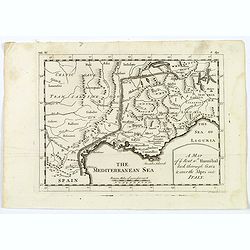 A Map of the Rout which Hannibal took through Gaul & over the Alpes into Italy.