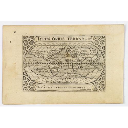 Old map image download for Typus Orbis Terrarum.