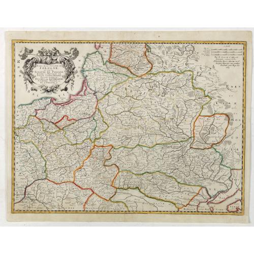 Old map image download for Estats De La Couronne De Pologne ou sont les Royaume de Pologne, Duches et Provinces De Prusse, Cuiave, Mazovie, Russie Noire &c.