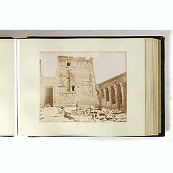 Tourist album with 85 albumen prints of Egypte, Ssudan, etc.