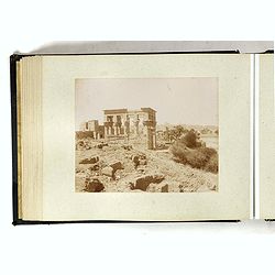 Tourist album with 85 albumen prints of Egypte, Ssudan, etc.