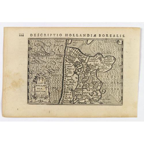 Old map image download for Hollandia Septentrionalis.