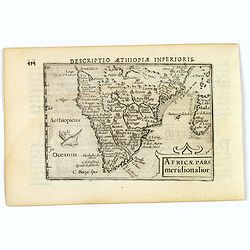 Africae pars meridionalior.