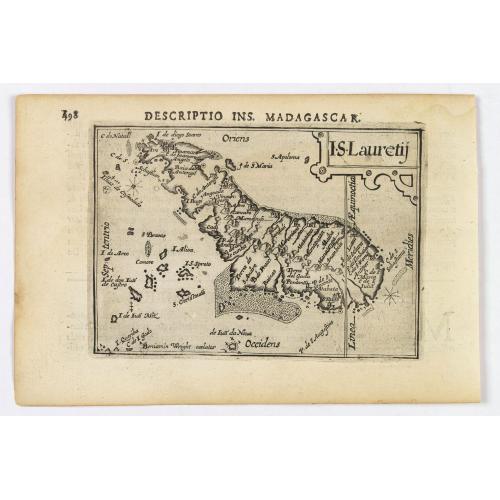 Old map image download for I.S. Laurentij. [Madagasgar]