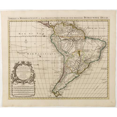 Old map image download for L'Amerique Meridionale Dressée sur les Observations . . .