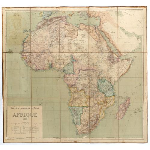 Old map image download for Afrique.
