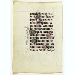 Page from a 15th. century Book of Hours.