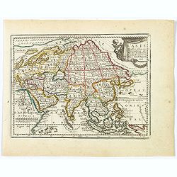 L' Asie Dressée Selon les Observations de Mrs. De l' Academie Royale des Sciences.