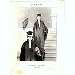 Image download for Grand escalier du Palais de justice, Vue de faces.