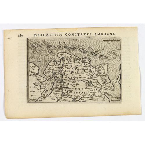 Old map image download for Descriptio Comitatus Embdani.