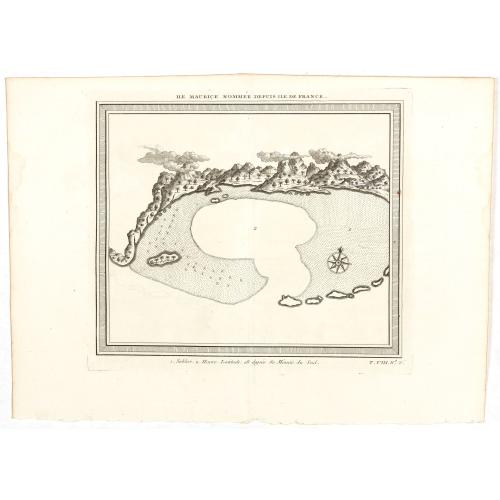 Old map image download for Ile Maurice Nommee Depuis Ile De France.