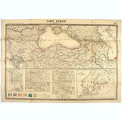 Carte d'Orient par Kraminski ingénieur.