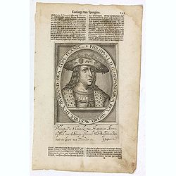 Philippus I. D. G. Hispaniarum Rex. Archid. Austriae Dux Burgund. Bra. Com. Fland. Etc. / Alfonsus V. D. G. Portugaliae Algarbiae etc. Rex. Duo- Decimus.