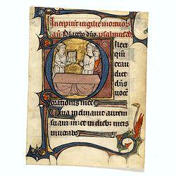 Page from a psalter.