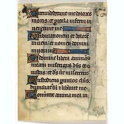 Page from a psalter.