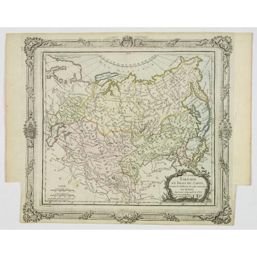 Old map image download for Grande Tartarie et Isles du Japon.