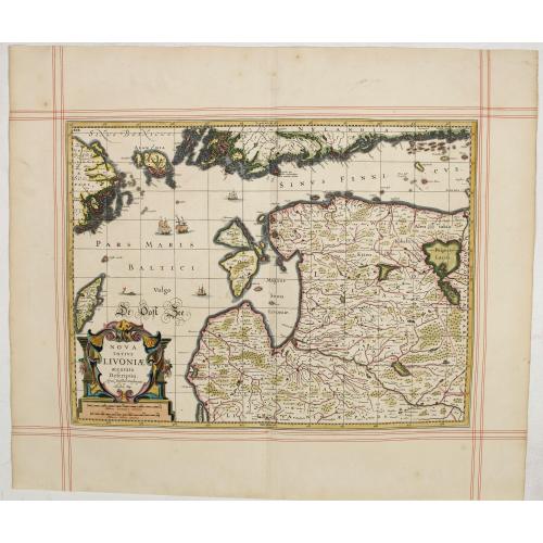 Old map image download for Nova Totius Livoniae accurata Descriptio.