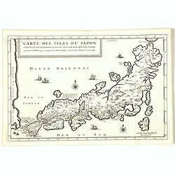 Carte des Isles du Japon Sequels est remarque la Route..