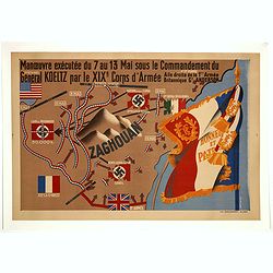 Image download for Manoeuvres executées du 7 au 13 mai sous le Commandement du général Koeltz,par le XIXe Corps d'Armée. . .