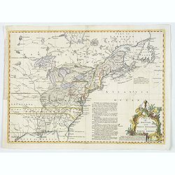 A Map of the British and French Settlements in North America.