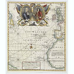 A New Map or Chart of The Western or Atlantic Ocean with Part of Europe, Africa & America: Shewing the Course of the Galleons. . .