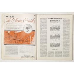 [Magazine including pictorial world map, Carriers of the New Black Plague by William Cotton.]