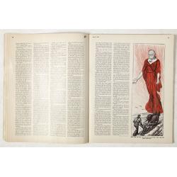 [Magazine including pictorial world map, Carriers of the New Black Plague by William Cotton.]