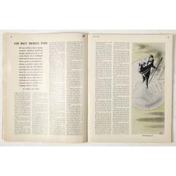 [Magazine including pictorial world map, Carriers of the New Black Plague by William Cotton.]